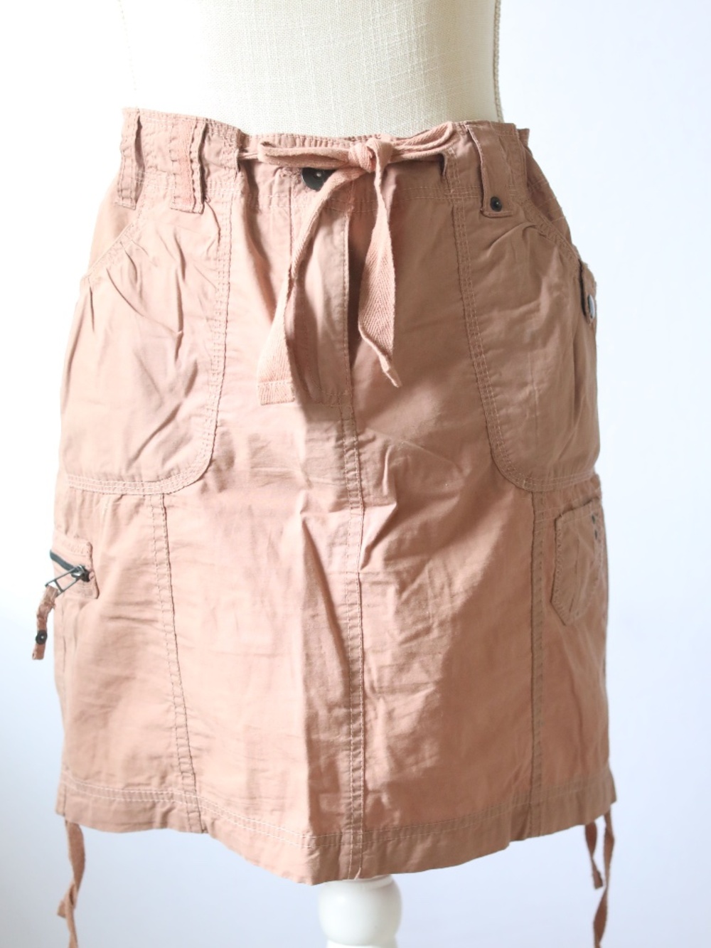 Rose Pink Utility Skirt
